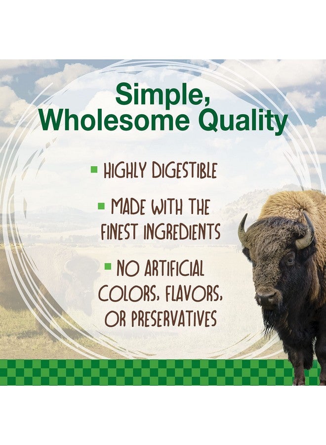 Nylabone Healthy Edibles WILD Natural Long-Lasting Bison Flavor Bone Chew Treats for Dogs, Medium (2 Count) - Image 3