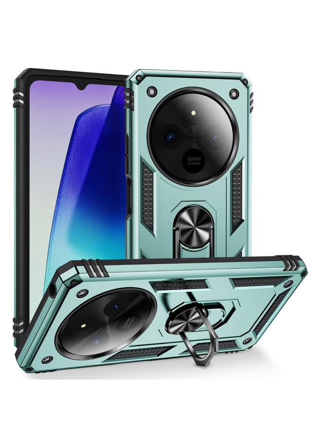 S-TOP Case For Redmi 14C 4G Shockproof TPU + PC Phone Case with Holder - Image 1
