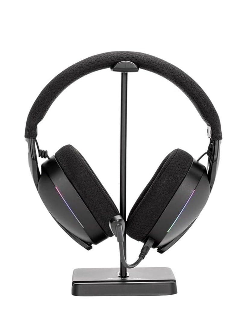 إكسترايك-مي حامل سماعة الرأس HT08 - قاعدة ثابتة مضادة للانزلاق - حامل للهاتف المحمول - سهل التركيب - Image 2