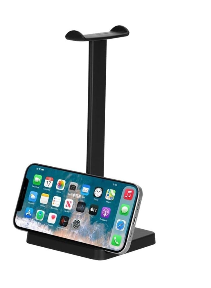 إكسترايك-مي حامل سماعة الرأس HT08 - قاعدة ثابتة مضادة للانزلاق - حامل للهاتف المحمول - سهل التركيب - Image 3