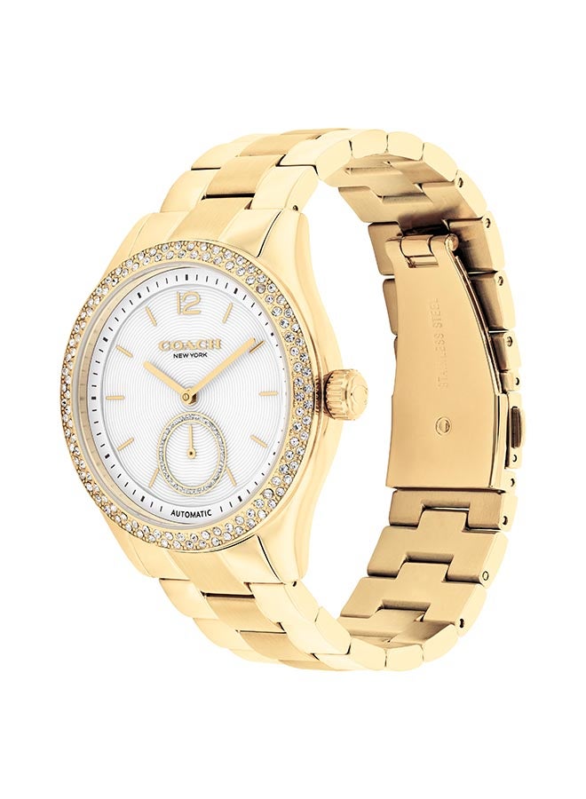 COACH WATCHES ROUND ANALOG WOMEN'S GOLD CASE WATCH - 14504527 - Image 3