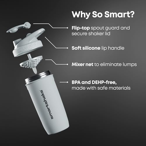 Smartshake Reforce Stainless Steel Protein Shaker Bottle NonInsulated Metal Gym Shaker Bottles 900ml 30oz Solid Leakproof Screw Lid BPA Free DEHP Free Game of Thrones I Know Things - Image 5