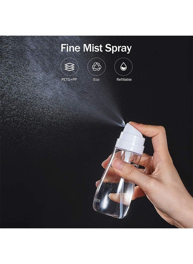 100ml Spray Bottle with Fine Mist, Portable Travel Spray Bottles for Hair and Face, Refillable Spray Bottles for Cleaning Solutions Perfume Liquid Cosmetics Essential Oils - Image 3