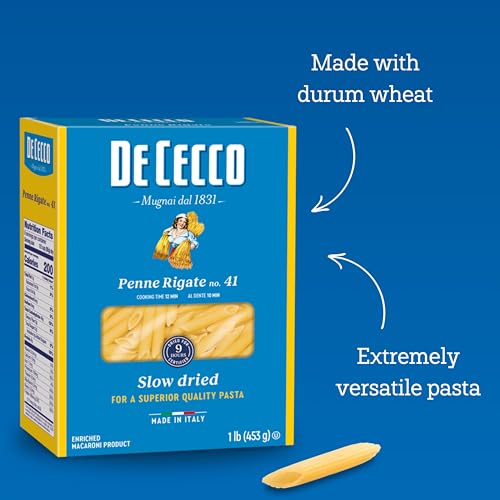 De Cecco Semolina Pasta, Penne Rigate No.41, 1 Pound - Image 4