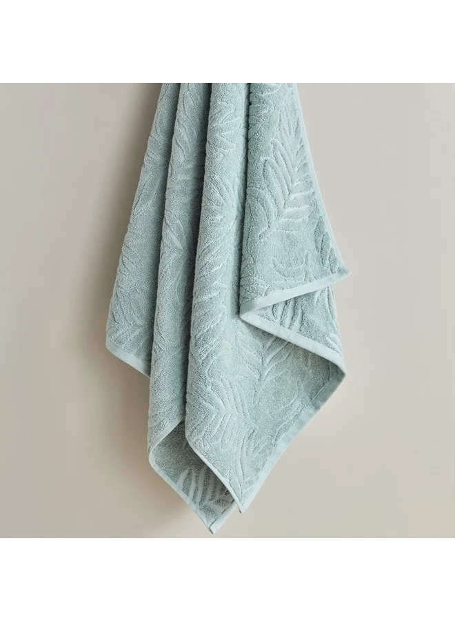 Home Box Opulence Flora Turkish Cotton Jacquard Bath Towel 140 x 70 cm