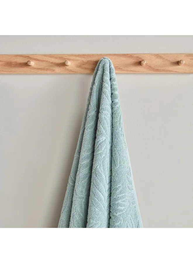 Home Box Opulence Flora Turkish Cotton Jacquard Bath Towel 140 x 70 cm