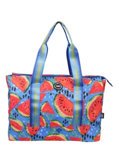 CUBS Double Face Tote Bag Multicolor Large All Blue Rays  - Image 3