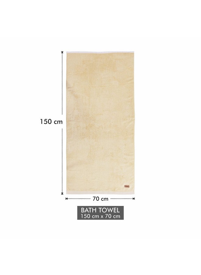 SPREAD SPAIN Bamboo Towels For Bath, Towels For Bath Large Size, Bamboo Bath Towel High Absorbent & Soft, 360 Gsm, 1 Piece Bath Towel For Men/Women, 70 Cms X 150 Cms - Sand, Beige - Image 5