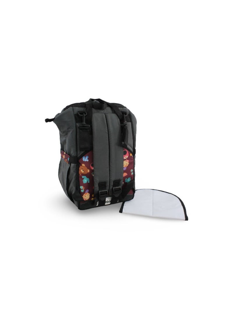 Uni Baby On Board Bag – Burgundy & Navy - Image 2