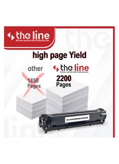 The Line Toner Cartridge 131A 128A 125A CF210A CE320A CB540A Compatible For HP Color Laserjet Cp1210 1215 Cp1510 1515 1518 Cm1300 Cm1312Nfi Cm1415Fnw Cp15 Printer 25Nw 25Nw fpm276N M276Nw M251N Black  - Image 4