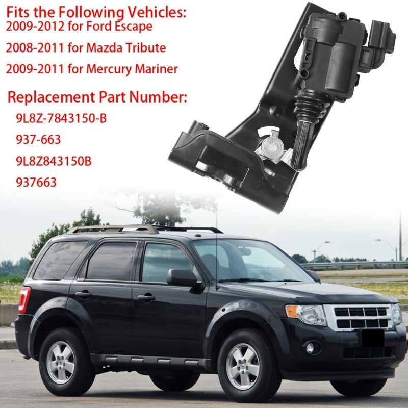 Alternative Rear Tailgate Liftgate Door Lock Latch Actuator Compatible With 2009 2010 2011 2012 Ford Escape 2008 2009 2010 2011 Mazda Tribute 2009 2010 2011 Mercury Mariner 9L8Z7843150B 937 663 - Image 3