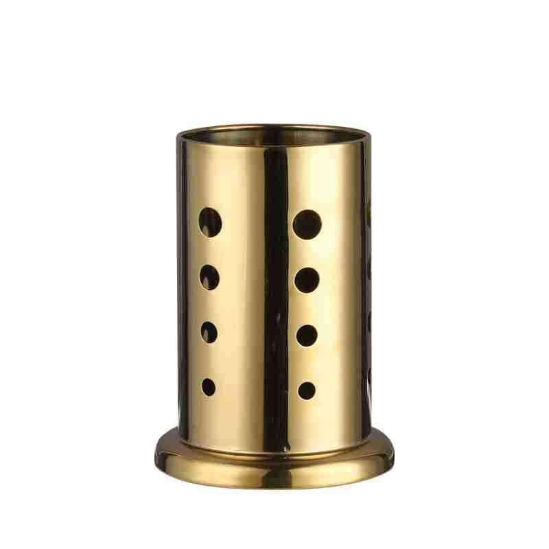Golden Stainless Steel Chopsticks Holder Modern Simple Chopsticks Storage Box Thickened Kitchen Drain Chopsticks Cage Manufacturers - Image 5
