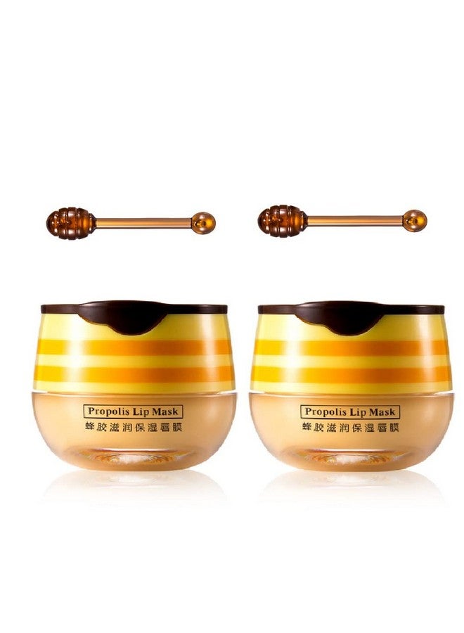 WFWJ Bee Balm Lip Balm Honey Pot Moisturizing 2 Pcs - Image 1