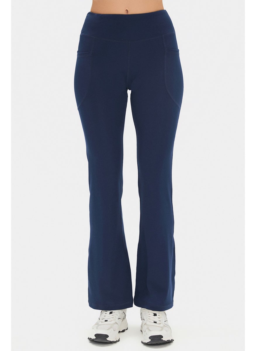 JOYSTAR - Women's High Waist Slimming Double Pocketed Bell-bottom Leggings - Image 1