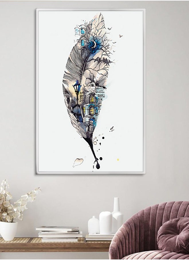 Canvas Wall Art For Wall Decoration, Modern Design, with a Hollow Frame, Size (120x80), One Piece