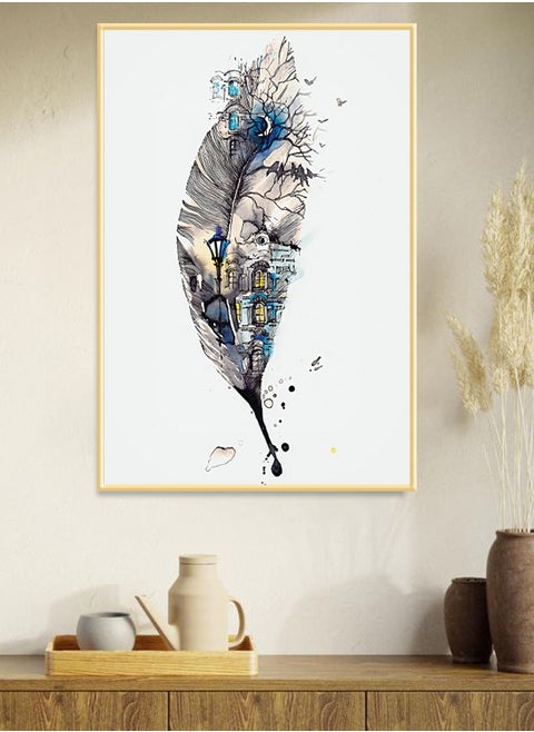 Canvas Wall Art For Wall Decoration, Modern Design, with a Hollow Frame, Size (120x80), One Piece