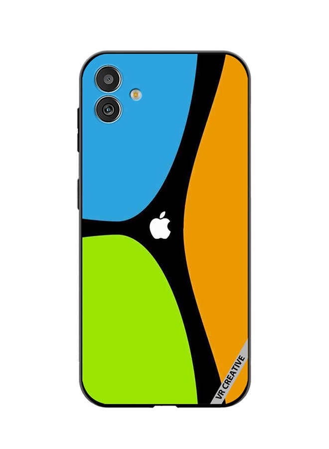 VR CREATIVE Protective Case Cover For Samsung Galaxy F14 Apple Logo Design Multicolour - Image 1