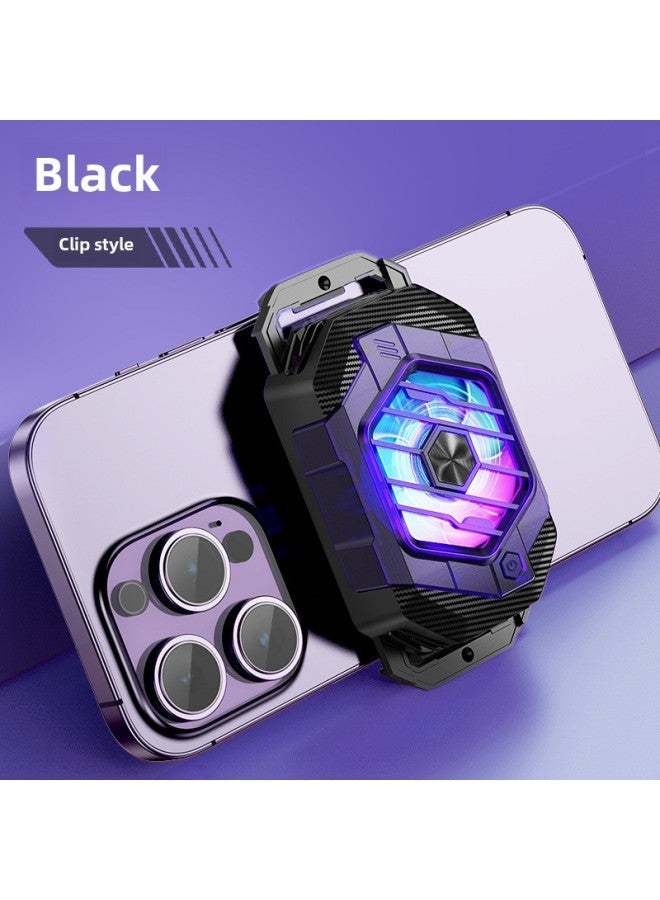 2023 Semiconductor Mobile Phone Cooler X65 Ice Cooling Device 3 Levels Power Back Clip Magnetic Suction Fast Cooling-Color:X65 High Black  - Image 1