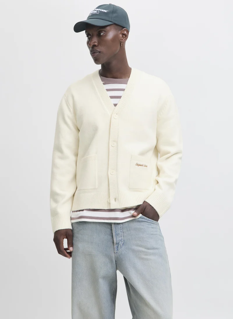 جاك اند جونز Loose Fit Knitted  Cardigan