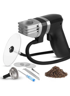 Generic Portable Smoking Gun Set with Wood Chips And Lid Accessories for BBQ Cheeses Salmon Steak Meat  - Image 1