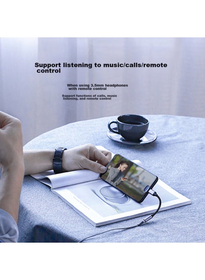 ستيجر Stiger [plug And Play] محول من Type-c إلى 3.5mm كابل صوتي لـ Huawei P50/mate40pro، Redmi K6013 Usb-c - Image 3