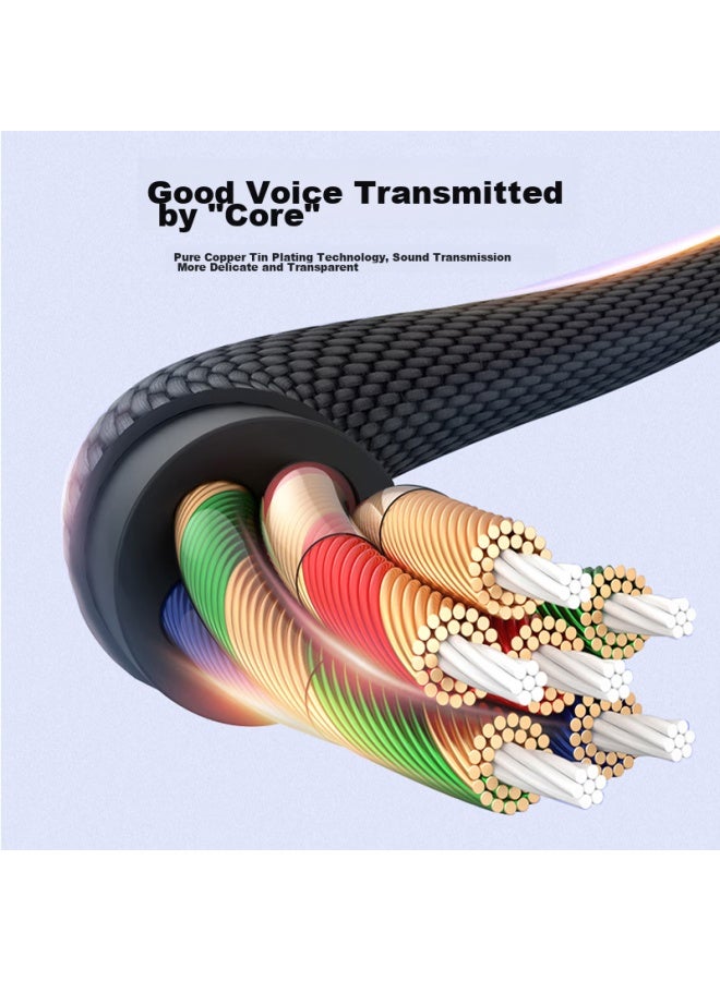 ستيجر Stiger [plug And Play] محول من Type-c إلى 3.5mm كابل صوتي لـ Huawei P50/mate40pro، Redmi K6013 Usb-c - Image 4