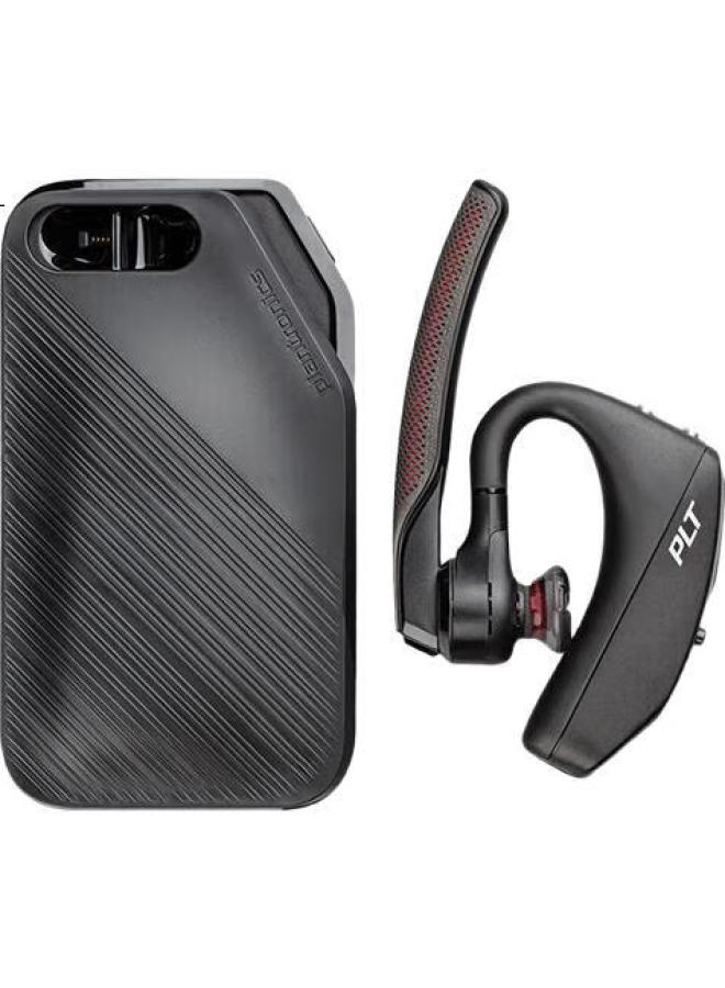 Poly 5200 Bluetooth Headphones With Charging Case Set, Wireless Bluetooth Wind-Reducing Headset, Business Car-Mounted Long Standby, Call And Voice Broadcast - Image 1