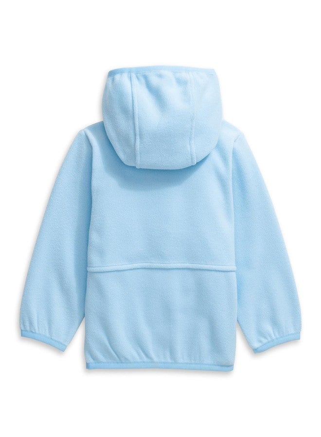 THE NORTH FACE سويت شيرت هودي كامل بسحاب للأطفال من ذا نورث فيس، لون زهور الذرة، 12 شهر - Image 2