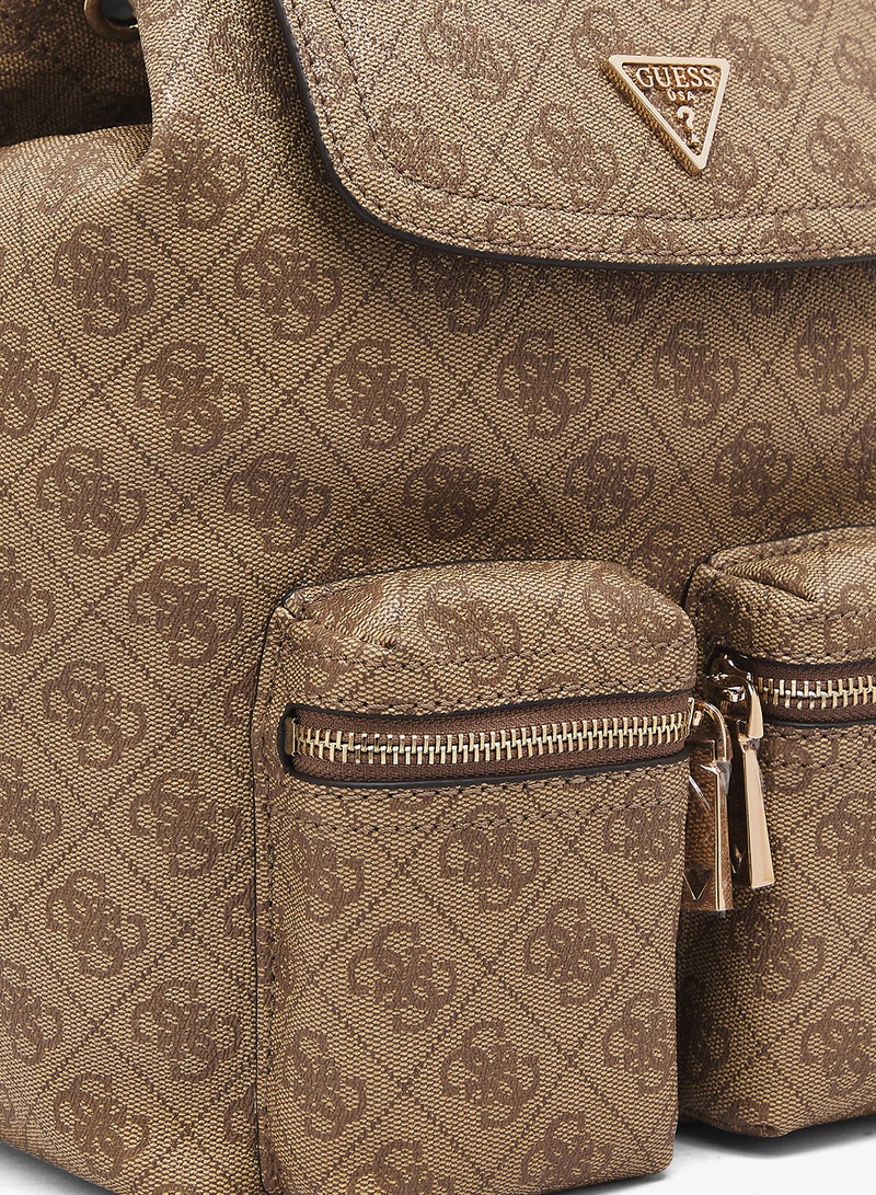 GUESS Manhattan II Flap Over Backpack - Image 3