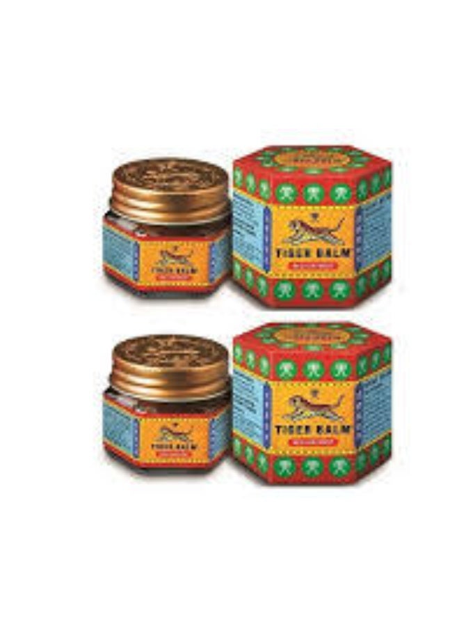 Tiger Balm Pack Of 2 Tiger Balm Red HR PAIN RELELIFE 19g