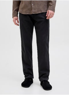 JACK & JONES Mid Rise Relaxed Fit Joggers with Drawstring  - Image 1