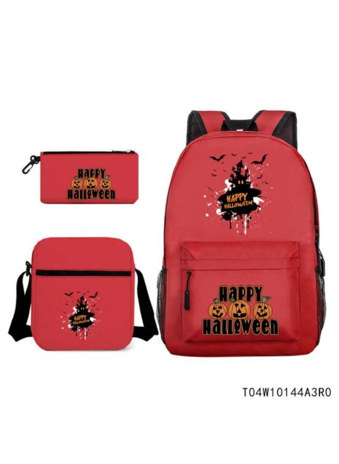Generic Anime-style exquisite backpack three-piece set, creative design, meet diverse storage needs - 534  - Image 1