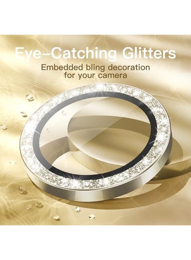 جي تيك واقي عدسة الكاميرا لهاتف آيفون 15 برو 6.1 بوصة وآيفون 15 برو ماكس 6.7 بوصة، غطاء معدني فردي من الزجاج المقوى 9H شفاف عالي الدقة، مجموعة واحدة من التيتانيوم الطبيعي - Image 3