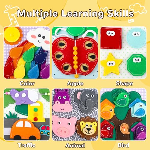 NUOLUTH Busy Book for 1 Year OldQuiet Books for Toddlers 13Poke A Dot Books for Toddlers 13Trending Gifts for 1 Year Old Boy Or Girl - Image 5