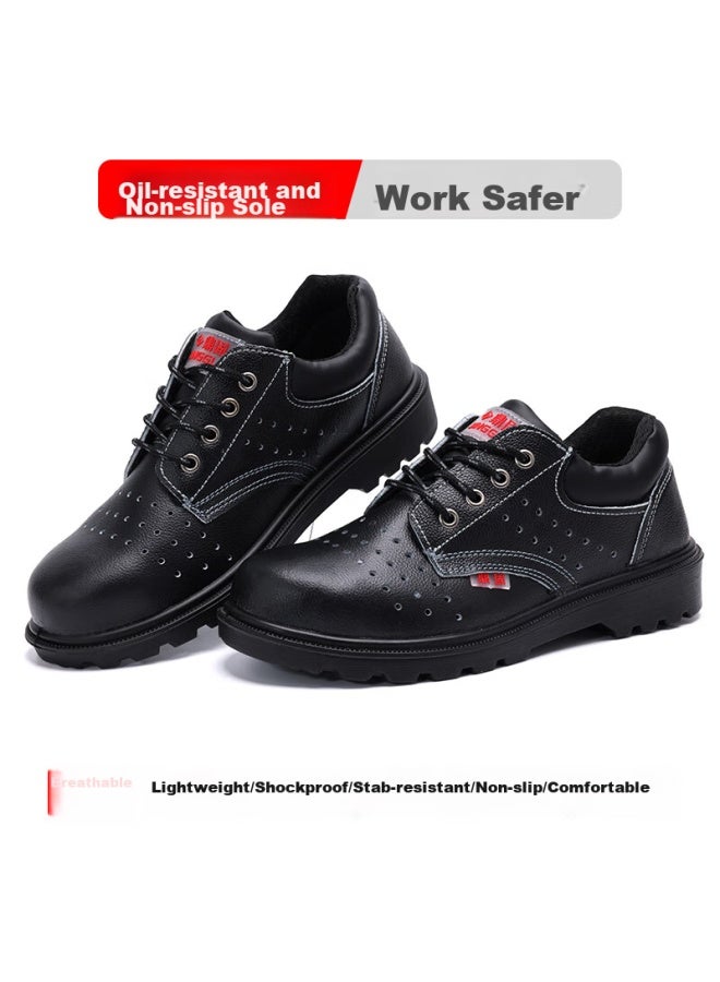 Dinggu Dinggu Safety Shoes For Men, Anti-smashing, Anti-puncture, Steel Toe Cap, Steel Midsole, Solid Sole, Safety Shoes 1123heik40 - Image 2
