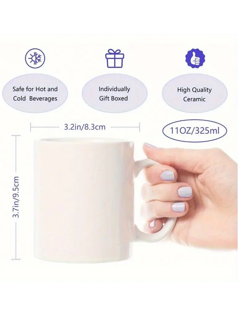راين كوب قهوة خزفي مزدوج العنوان "أمي وجدتي" - حروف ملونة ومرحة مع رسومات زهور وطيور، آمن للطعام - هدية مثالية لعيد الأم وعيد ميلاد الجدة، إكسسوارات لمقهى - Image 4