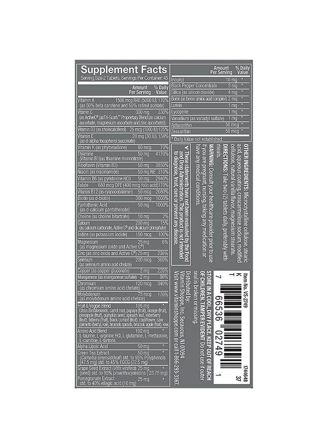 The Vitamin Shoppe Ultimate Man Multivitamin (90 Tablets) by The Vitamin Shoppe - Image 3