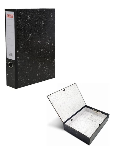 Laminated Rigid Box File Black Colour