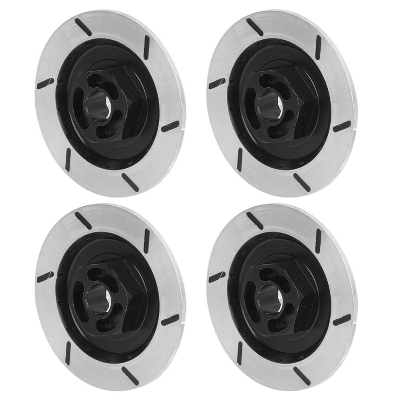 Aluminum Alloy Simulated Brake Disc Accessories Parts Fit for HSP 94123 1:10 RC CarBlack - Image 2