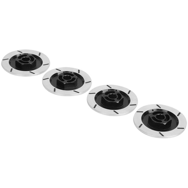Aluminum Alloy Simulated Brake Disc Accessories Parts Fit for HSP 94123 1:10 RC CarBlack - Image 3