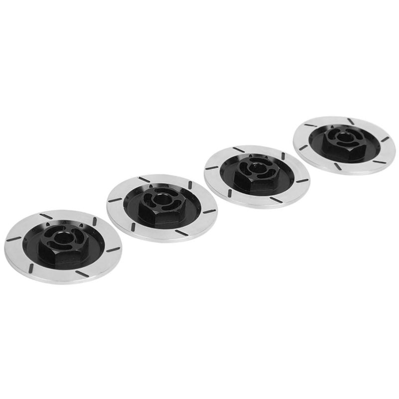 Aluminum Alloy Simulated Brake Disc Accessories Parts Fit for HSP 94123 1:10 RC CarBlack - Image 4