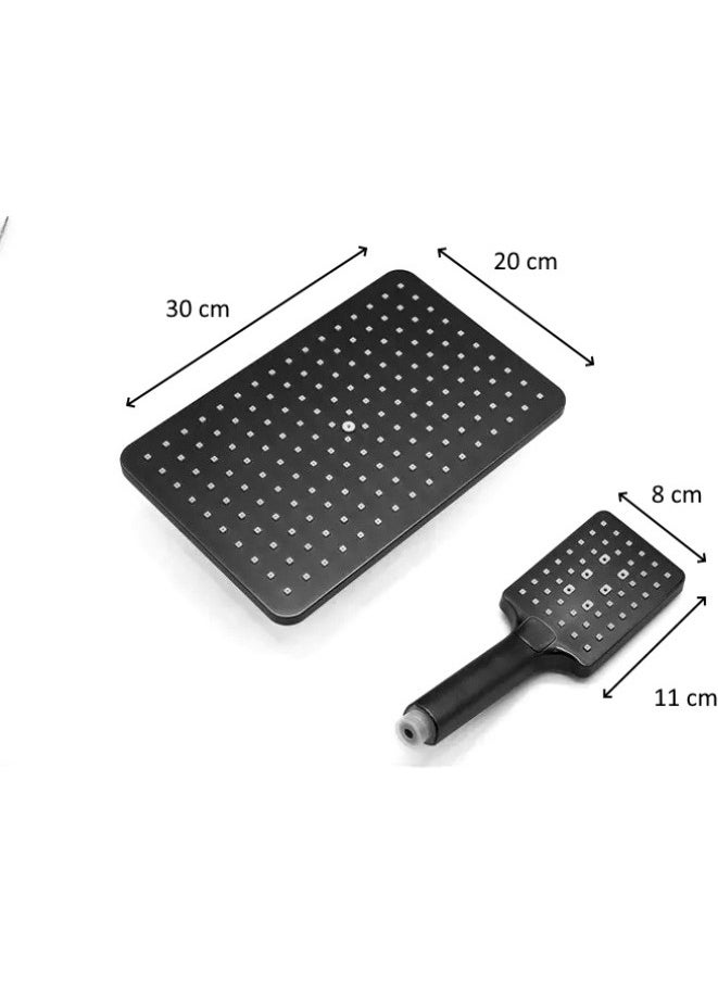 FAWER Faucet & Shower Black Robot Shower Head Set Hand and Head Shower Set  - Image 2