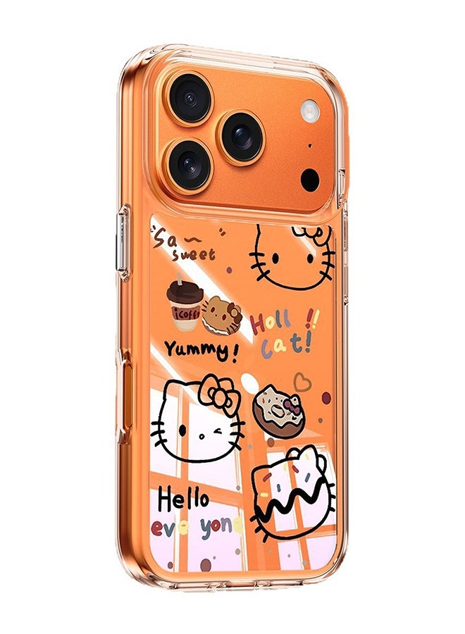 HaDoii for iPhone 17 Pro Max Case Clear - Cute Phone Case for iPhone 17 Pro Max, Featuring a Cute Transparent Phone Case with Kt Cat Pattern. Cartoon Pattern Phone Cover Suitable for Women - Image 1
