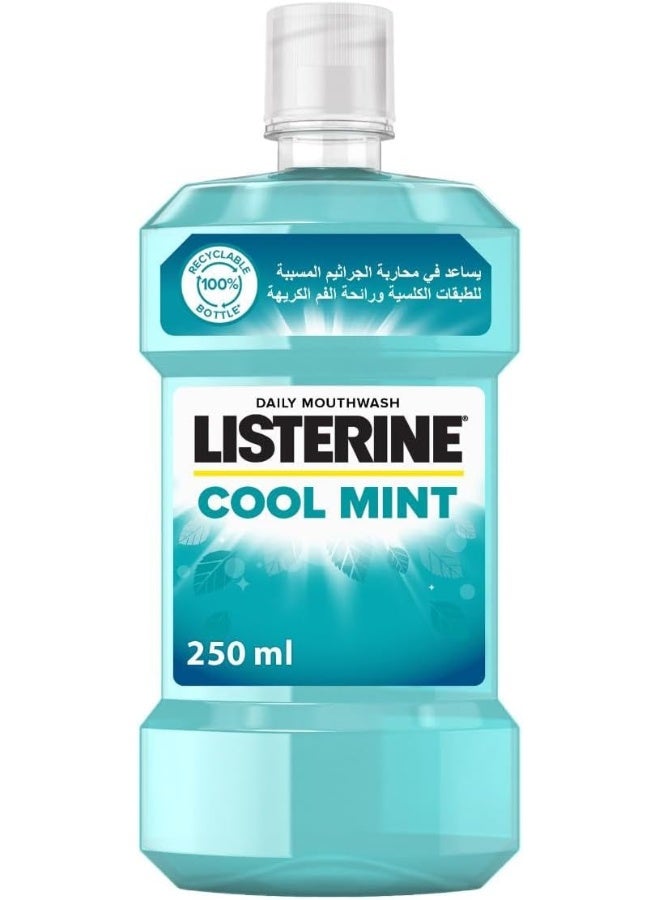 ليسترين Cool Mint Daily Mouthwash Mint Flavor 250ml - Image 1
