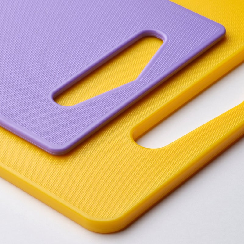 Baitique Chopping Board, Set of 2, Bright Yellow/Lilac - Image 2
