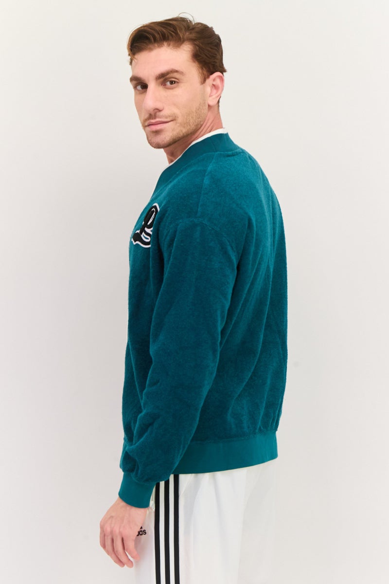 PUMA Men Relaxed Fit Long Sleeves Outdoor Sweater, Green - Image 2