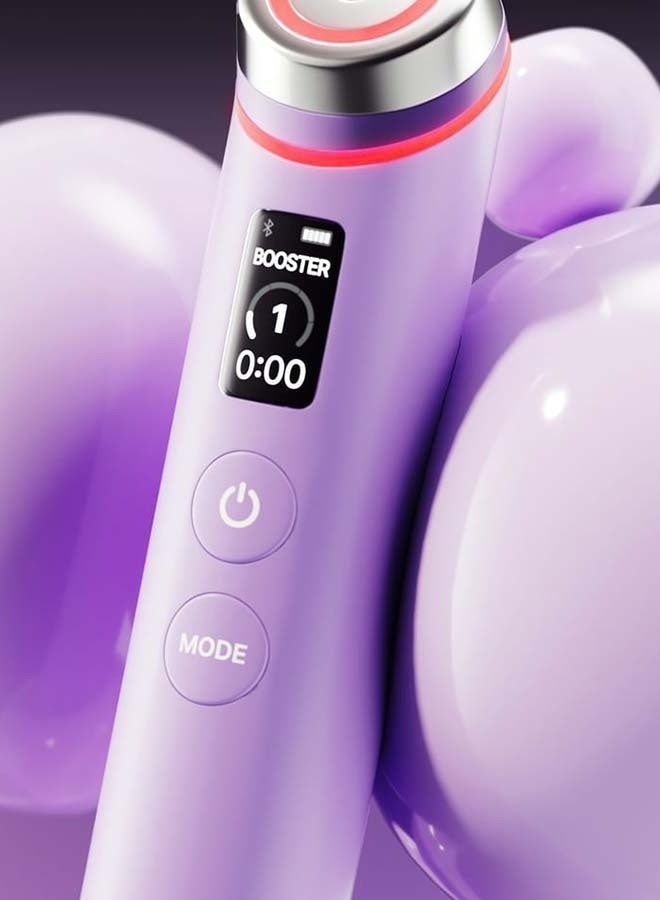 Medicube Age-R Booster Pro Purple |6-in-1 Real Glass Glow Beauty Massager | Looking Glass Skin | Korean Skin Care - Image 2