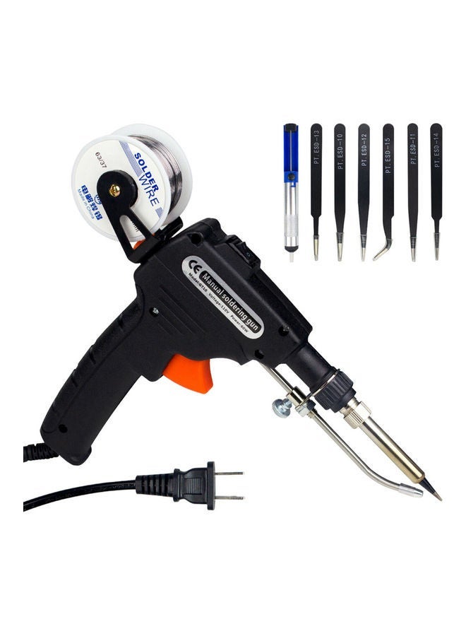 NIBEMINENT Manual Soldering Gun Set Black/Silver  - Image 1