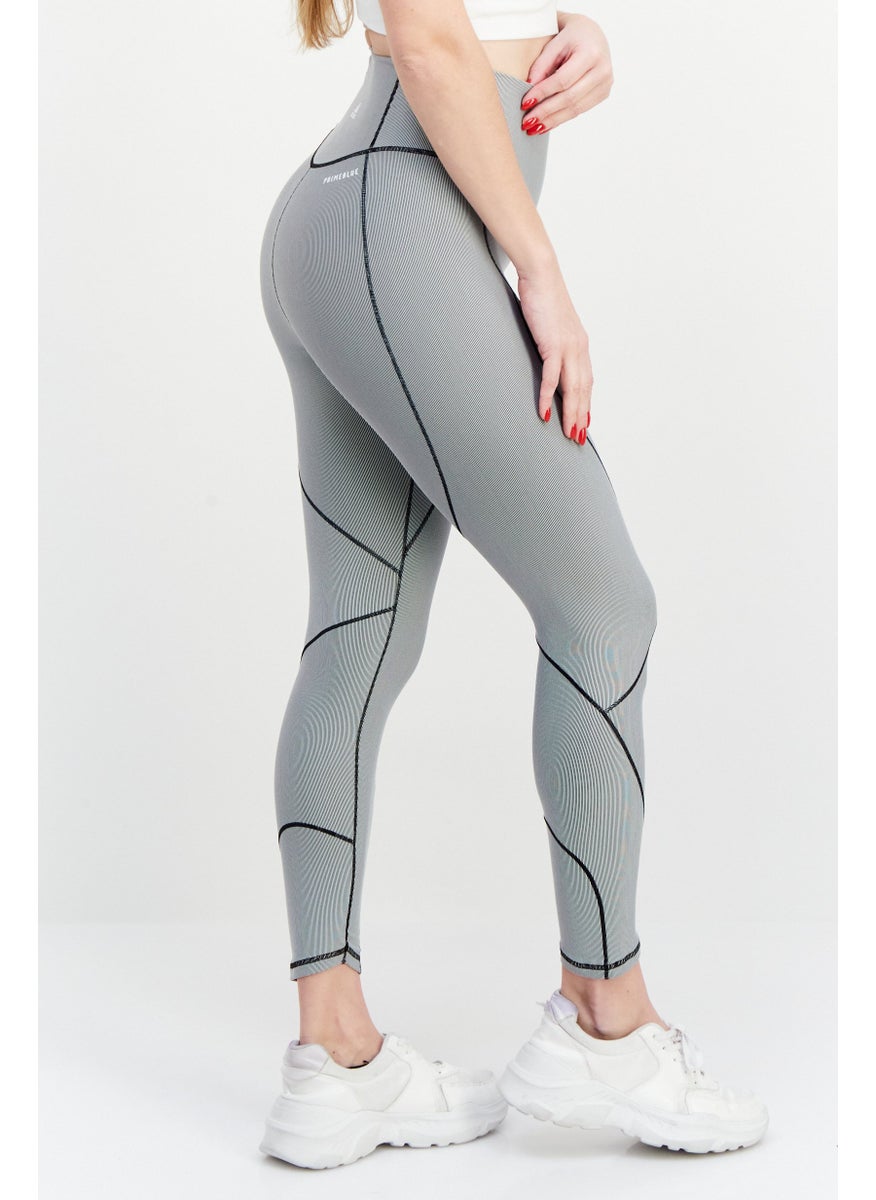 Adidas - Women Sportswear Fit 7/8 Yoga Tight, Black/White - Image 1
