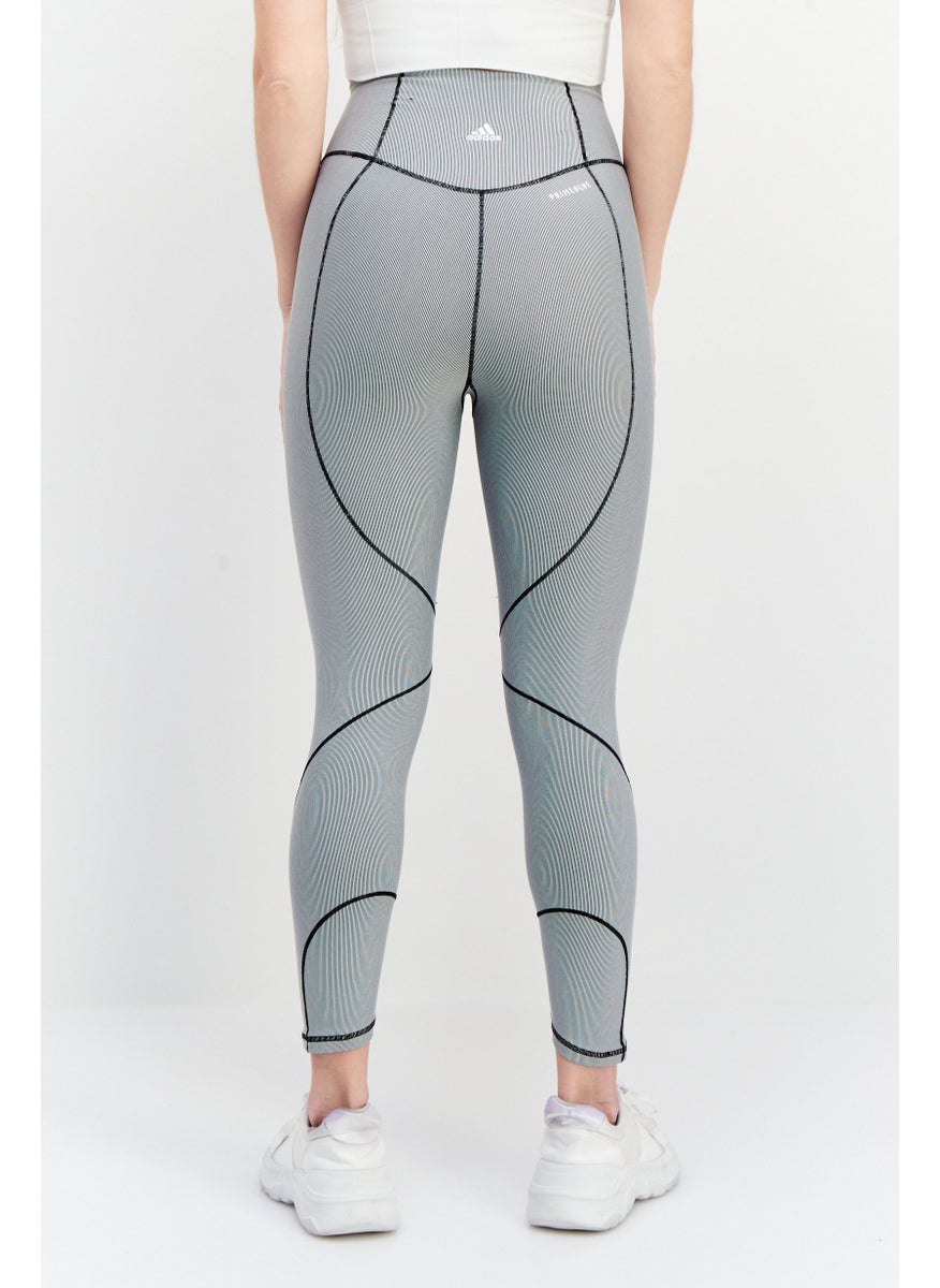Adidas - Women Sportswear Fit 7/8 Yoga Tight, Black/White - Image 1
